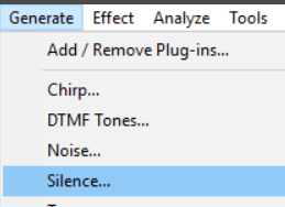 Generate Silence...